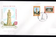 1979 Guernsey Europa Monuments Commemorative Stamps Addressed First Day Cover (FDC)