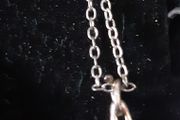 Silver pendant tear drop hallmarked 925