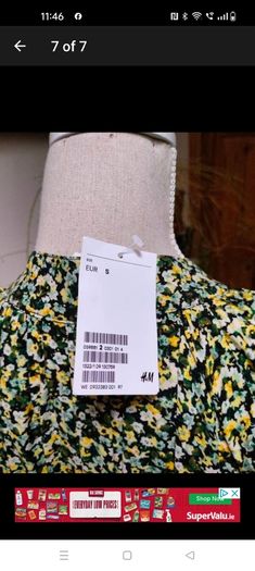H&M loose fitting dress, new never worn, H&M floral long-sleeve maxi dress. new never worn