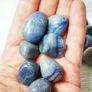 CLEARANCE Blue Quartz tumbled stone natural gemstone relieve stress anxiety 250g Image 3