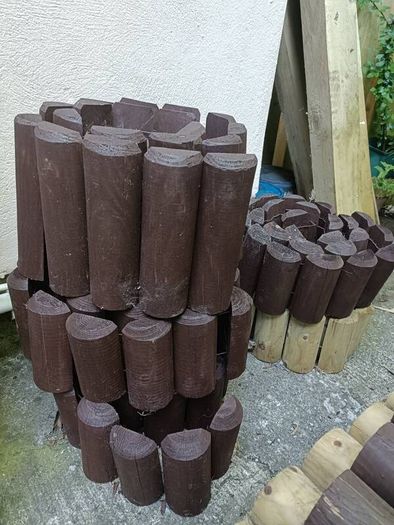 Logroll Edging Unused and Used