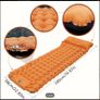 Outdoor Inflatable Sleeping Pad | 1-Minute Quick Inflation + Extra Thick Puncture-Proof | Essential for Camping / Hiking / Picnics | Lightweight Portable Foldable Moisture-Proof Mat | Must-Have Outdoor Gear for Summer Trips | Includes Matching Image 5