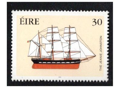 2000 Ireland Emigrants Ship Jeanie Johnson Commemorative Stamp Mint Never Hinged (MNH)
