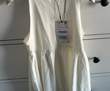 7y Zara cream dress BNWT
