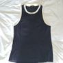 Massimo Dutti Sleeveless Black/Cream Contrast Top Image 2