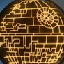 Star Wars Death Star LED Wall Light Box Gaming Room Sci Fi Decor Lamp Gift Image 2