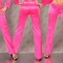 PINK SET SIZE 12  satin look blazer and pants Image 3