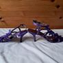 coast bridal heels Size 7 eu 41 purple leather In new condition Image 6