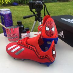 One of a kind Spider-Man football Boots 3.5uk