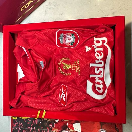 Liverpool FC 2005 Istanbul Ltd Edition Champions League Final Shirt RARE
