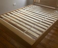 King size oak bed like new