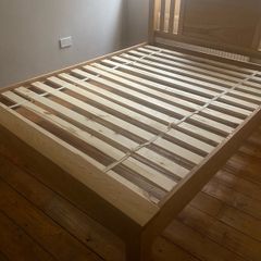 King size oak bed like new