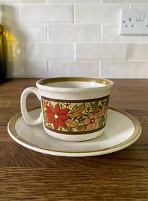 Rare Vintage 60s Lord Nelson Pottery Teacup & Saucer