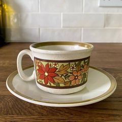 Rare Vintage 60s Lord Nelson Pottery Teacup & Saucer