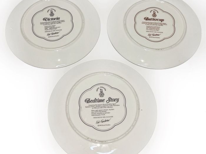 Royal Doulton Collector Plates - Set of 3 Designed by Neil Faulkner (1989)