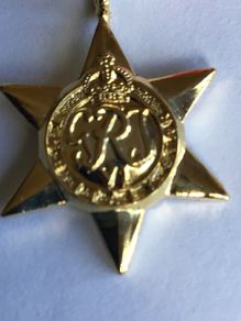 Ww2 British Military Campaign Award - Minature Italy Star Medal