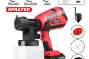 BRAND NEW 350W 20V Electric Paint Spray Gun With Three Nozzles 1000ml Large Capacity Paint Sprayer For Home Painting Sprayer Gun Airbrush