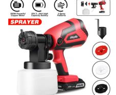 BRAND NEW 350W 20V Electric Paint Spray Gun With Three Nozzles 1000ml Large Capacity Paint Sprayer For Home Painting Sprayer Gun Airbrush