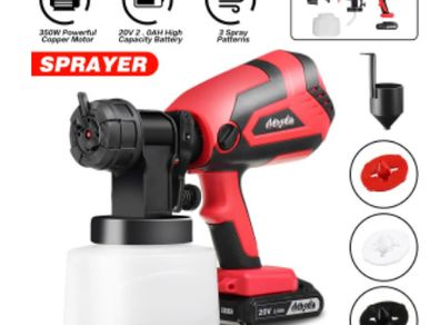 BRAND NEW 350W 20V Electric Paint Spray Gun With Three Nozzles 1000ml Large Capacity Paint Sprayer For Home Painting Sprayer Gun Airbrush