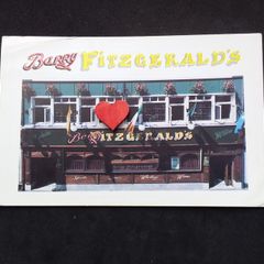 Ireland : Promotional Advertising Card , For Barry Fitzgerald's Pub , Marlborough Street , Dublin 1