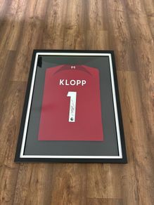 Jurgen Klopp signed Liverpool jersey