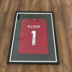 Jurgen Klopp signed Liverpool jersey