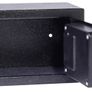 Small Value Safe, Digital Keypad, LED Light Indicators, 15mm Steel Locking Bolts, Emergency Override Key, Wall And Floor Fixings, Black Finish (FREE POSTAGE) Image 4