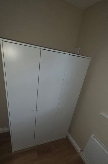 White Bunk bed and Wardrope set.