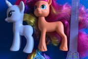 Three genuine My little pony figures