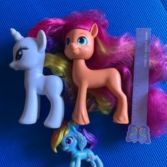 Three genuine My little pony figures