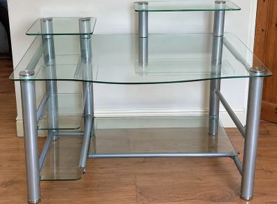 FREE Large Glass Computer Desk Workstation Kells area