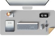 Brand new Desk Mat 90x43cm Grey Leather