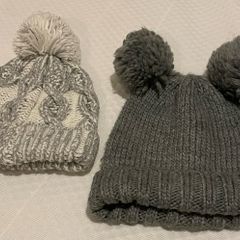 2 Knitted Beanies