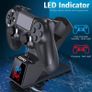 OIVO PS4 Controller Charger, 1.8H Fast PS4 Charging Dock for Sony Playstation 4 Controllers, Playstation 4 Controller Charger for Playstation4 / PS 4 /Slim/Pro Controller Image 2
