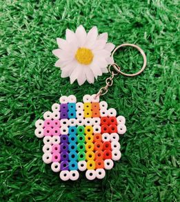 paw print keyrings - new. Handmade