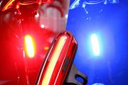 Rechargeable Water Resistant Night Riding 6 Modes Warning Light