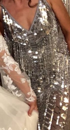Asos silver dress