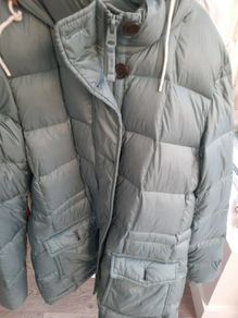 Abercrombie and Fitch Coat Turquoise