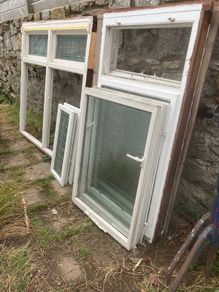 Hardwood bay window