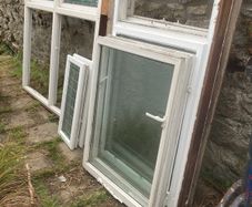Hardwood bay window