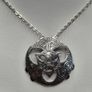 Title: 925 Sterling Silver Celtic Knot Round Pendant & Chain Necklace Image 2