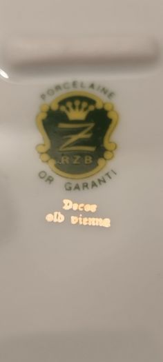 Vintage plate