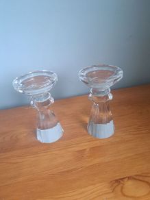 Glass Candle Holders