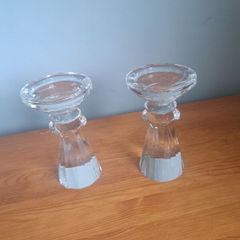 Glass Candle Holders