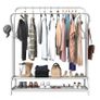 NEW Metal Double Clothes Garment Rail Image 4