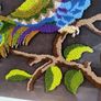 Framed Peacock Image 3