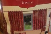 Beautiful Nicole Day curtains 66 x 90.Never been used. Still in original packaging.
