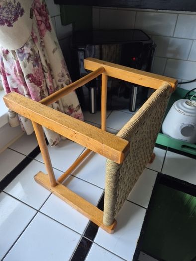 Vintage weave stool