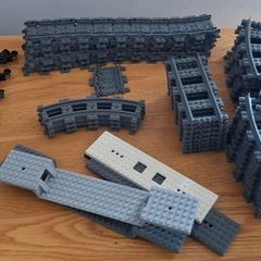 Lego Train Tracks and connector bundle