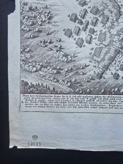 3 Matthaus Merian Antique Battle Engravings  17th Century Framed Set